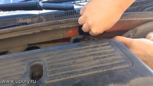 Установка амортизатора (упора) капота для Chevrolet Lacetti от upory.ru