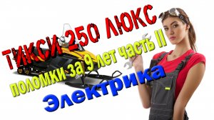Тикси 250 люкс. Неисправности. Поломки.  Электрика. Пропала задняя передача. Не горит свет.