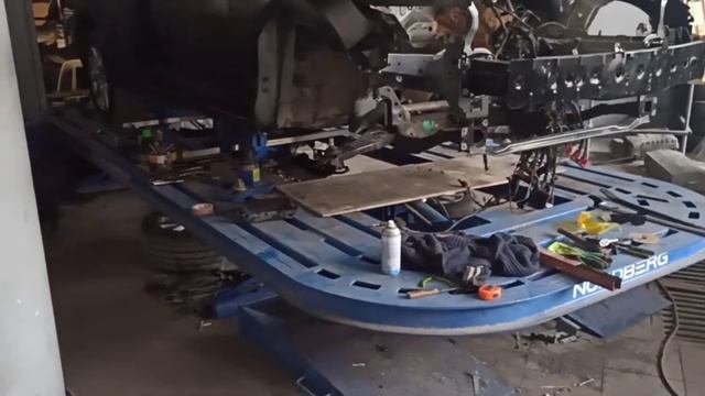 Платформенный стапель NORDBERG BAS12E для кузовных работ смотреть онлайн