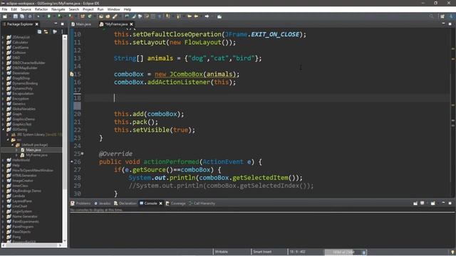 Java combobox ? смотреть онлайн