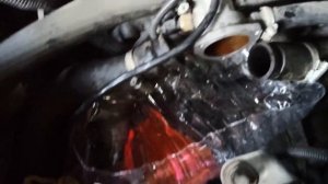 Замена термостата на Приоре. Проверка нового и старого термостата на температуру открывания.