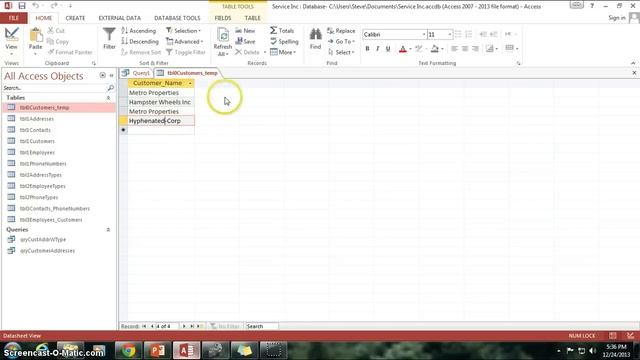 15. Make Table and Insert Queries (Programming In Microsoft Access 2013) ? смотреть онлайн