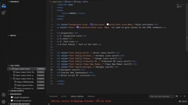 HTML TUTORIAL FOR BEGINNERS| Style attribute in HTML | style attribute in CSS