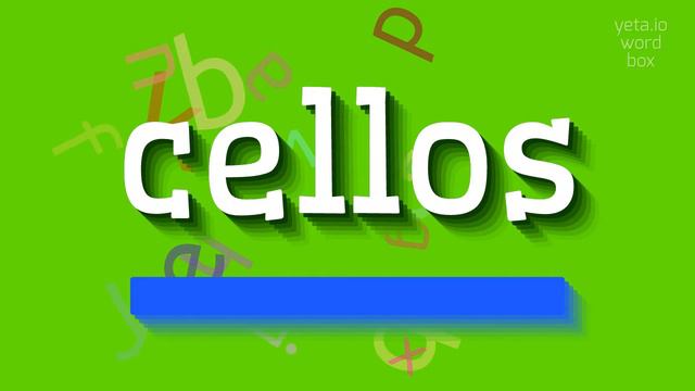 CELLOS - HOW TO PRONOUNCE CELLOS? #cellos смотреть онлайн