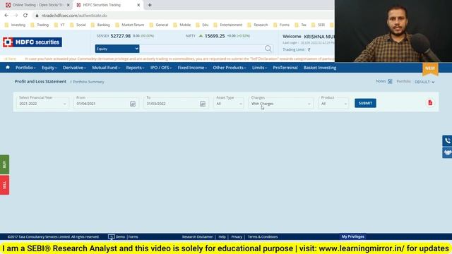 How to download Profit and Loss statement in HDFC Securities online | HDFC Sec word P&L Download смотреть онлайн