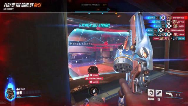 Overwatch 2 Cassidy Team kill смотреть онлайн