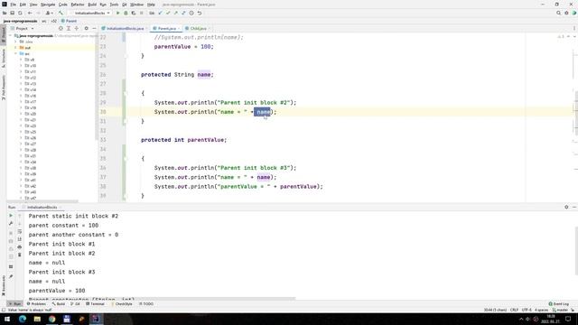 [Java v53] Változók inicializációs sorrendje смотреть онлайн