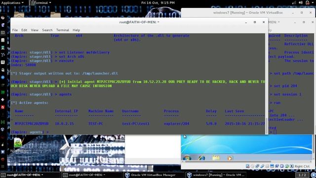 windows hacking using metasploit, empire powershell , pupy python remote administration tool смотреть онлайн