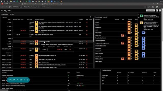 Мониторинга сетевых узлов – с помощью протокола ICMP | ZABBIX 5 | | ORACLE Linux 8.2 смотреть онлайн