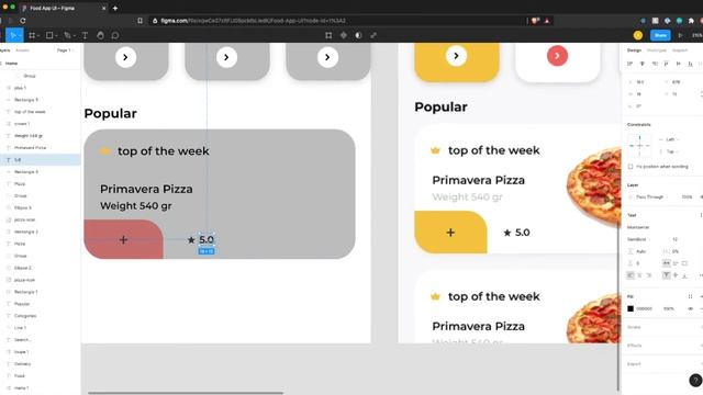 Food App Design - Figma Tutorial смотреть онлайн