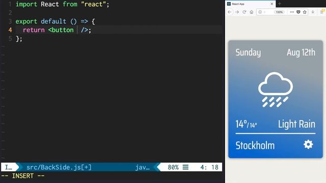 React Tutorial - Making Weather App #12 смотреть онлайн