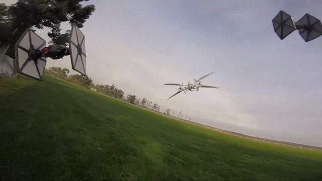 Star Wars visits Baylands! (X-Wing VS Tie Fighter Squadron) смотреть онлайн