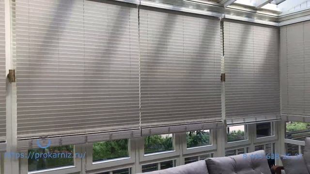 Автоматические жалюзи с электроприводом купить смотреть онлайн