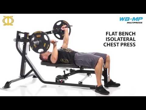 Скамья жим лежа Powertec TM Multi Press WB MP13 смотреть онлайн