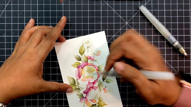 Grateful Spray-Watercoloring