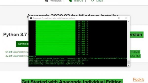 02   Setting Up Your Computer Vision Tools Python, OpenCV 4, TensorFlow 2 0, and Keras