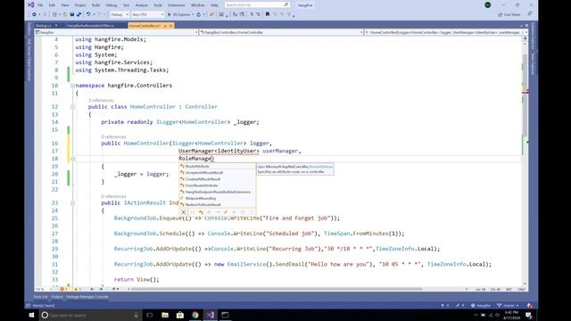 Hangfire dashboard Authorization in asp.net core mvc смотреть онлайн