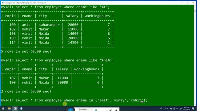 LIKE, WHERE IN, NOT NULL, NULL, MYSQL PART 7 смотреть онлайн