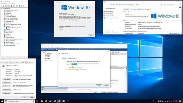 HiRO USB Modem Windows Fax and Scan Setup Account смотреть онлайн
