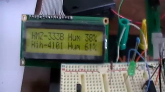 Hygrometer with HMZ-333B and HIH4101 sensors смотреть онлайн