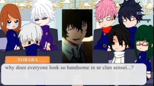 jujutsu kaisen reacts to m!y/n and f!y/n as Satoru's parents  |  very rushed  |