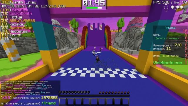 СТРИМ VimeWorld Mini game & arkady + GUILD ANKITS смотреть онлайн