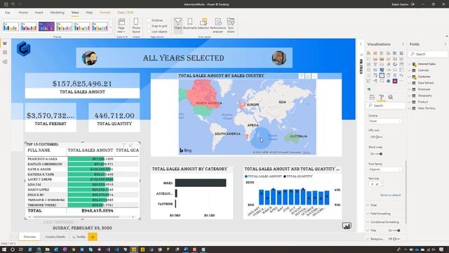 Use a CUSTOM FONT with Power BI Desktop!!! смотреть онлайн