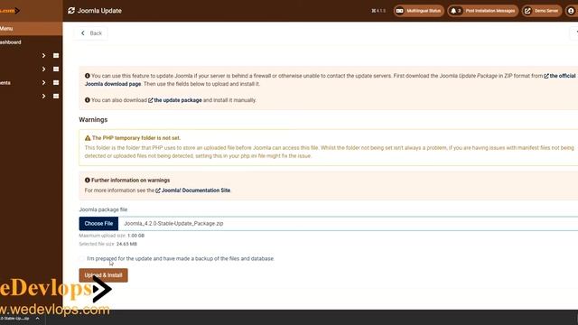 How to update and manage your Joomla 4 website to the latest version of Joomla 4 смотреть онлайн