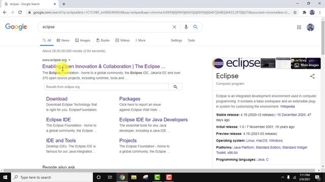 Eclipse 2020-12 + Java 15 installation on Windows 10 in Hindi смотреть онлайн