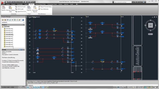 AutoCAD Electrical Automatic Reports