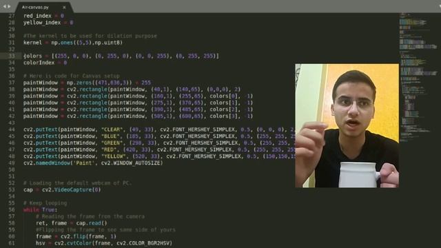 Computer Vision Project | Air Canvas | Project with code and best for resume | Python OpenCV Projec смотреть онлайн
