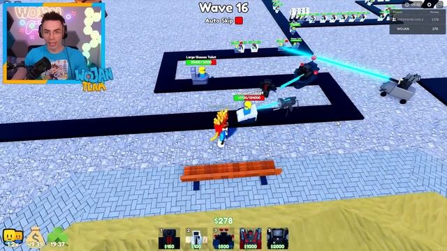 3 MITYCZNE POSTACIE w 1 GRZE w Toilet Tower Defense! смотреть онлайн