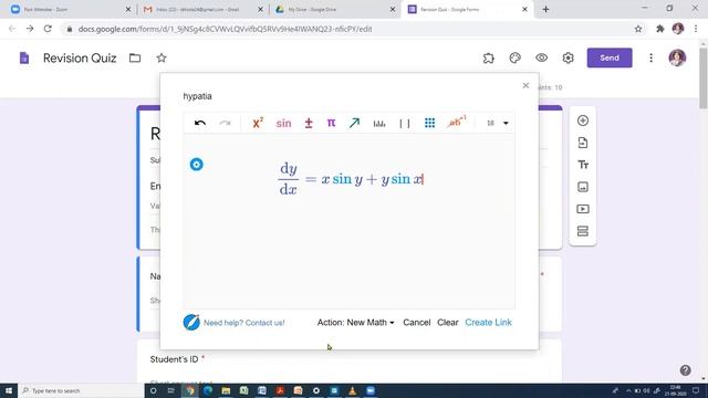 Google Quiz: Online Exams/Mathematical Equations using Hypatia/Compile result in Excel/Assessment смотреть онлайн
