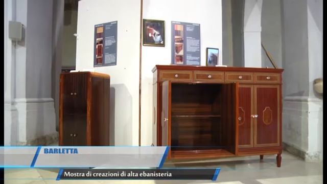 Barletta Mostra di creazioni di alta ebanisteria TG Teleregione 08 07 2017 смотреть онлайн
