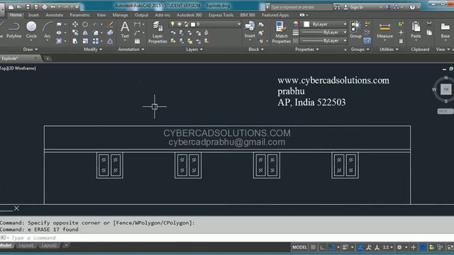 How to Explode Complex Objects in AutoCAD смотреть онлайн