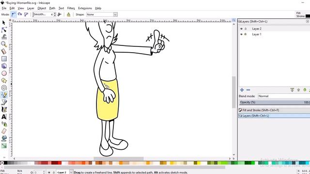 How to create a fill color effect in VideoScribe using Inkscape | How to Fill Object SVG смотреть онлайн