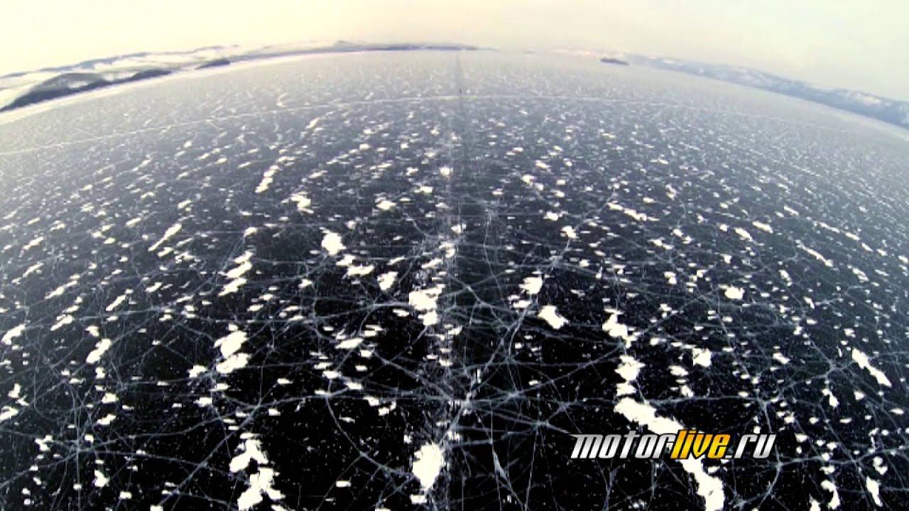 Рекорд скорости на льду Байкала на Jaguar XF 2014 смотреть онлайн