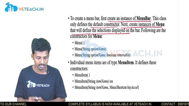 Menu And Scrollbar || Oops Through Java || ECE || Every B. Teach Student Must Watch смотреть онлайн