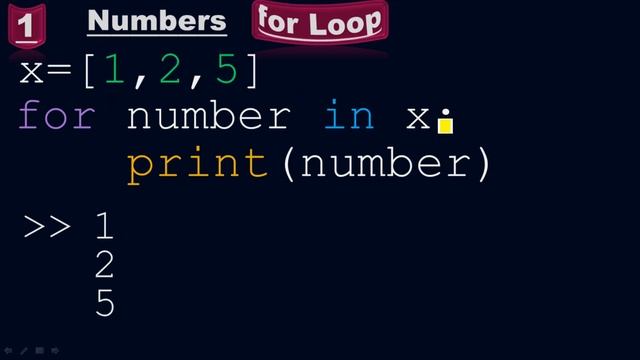 for loop to iterate over the numbers of a list in Python - Python by #Moein смотреть онлайн