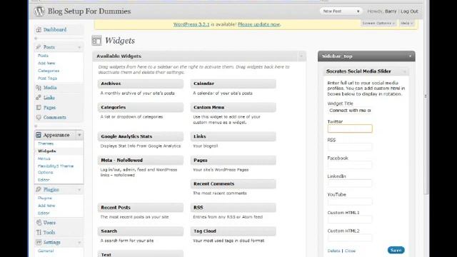 Blog Setup - Social Media Slider Wordpress Plugin смотреть онлайн