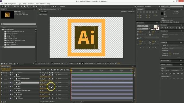 Working From Illustrator To After Effects - Adobe After Effects Tutorial смотреть онлайн
