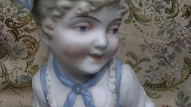 Фарфор Бисквитная немецкая девочка в супер состоянии на продажу смотреть онлайн