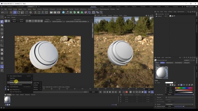 ? Правильный экспорт текстур из Substance painter в Cinema 4D 2023 Arnold render ? смотреть онлайн