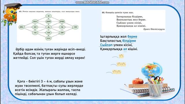 Болымды, болымсыз етістік 3-сынып 94- сабақ Қазақ тілі смотреть онлайн