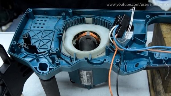 Makita UC3520A искрят щётки \ Как поменять ротор \ Ремонт инструмента \ Цепная пила Макита