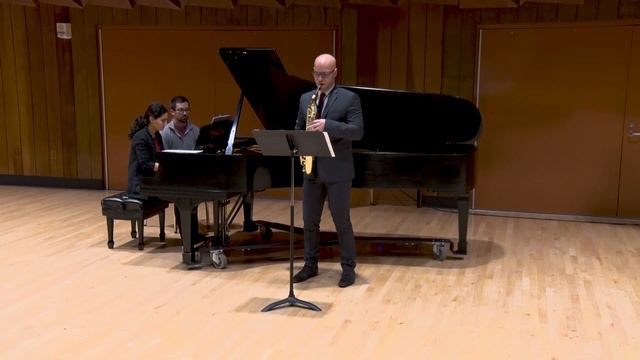 Decruck - Sonata in C# minor, III. Fileuse - Nick Zoulek, saxophone смотреть онлайн