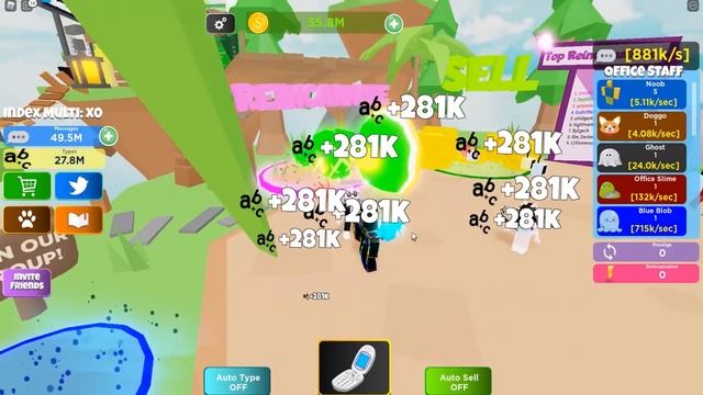 1,000,000 СМС ПЕЧАТАЮ ЗА 1 СЕКУНДУ! САМЫЙ БЫСТРЫЙ В РОБЛОКСЕ! ROBLOX Typing Simulator ? смотреть онлайн