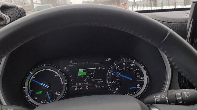 Highlander 70 2021 Hybrid USA AWD звук двигателя