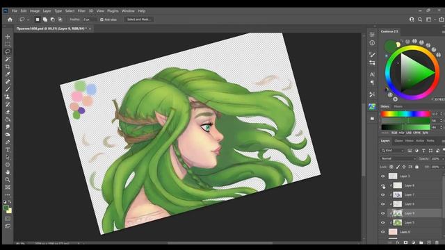 Некая эльфийка speedpaint смотреть онлайн