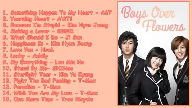los chicos son mejores que las flores todas las canciones/boys over flowers смотреть онлайн